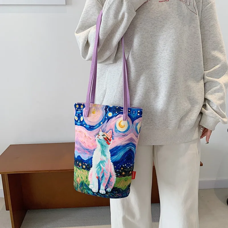 YUANTUZHE Short-Pile Twill Technical Fabric Shoulder Bag Women's Multicolor-2