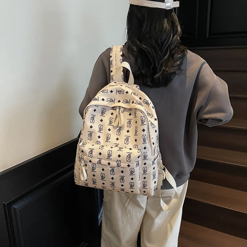 YUANTUZHE Fabric Large Capacity Backpack Regular Women's Multicolor-9