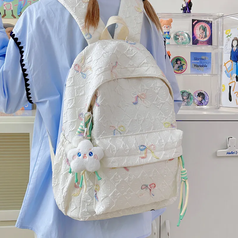 YUANTUZHE Nylon Backpack Women's Multicolor-2