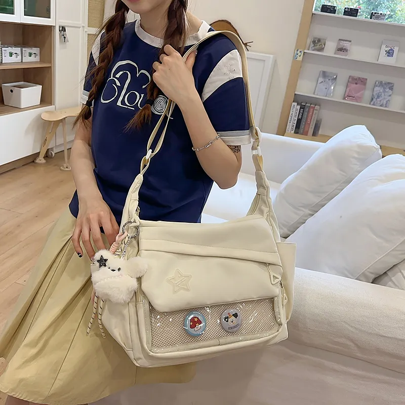 YUANTUZHE Cotton Crossbody Bag Women's Multicolor-12