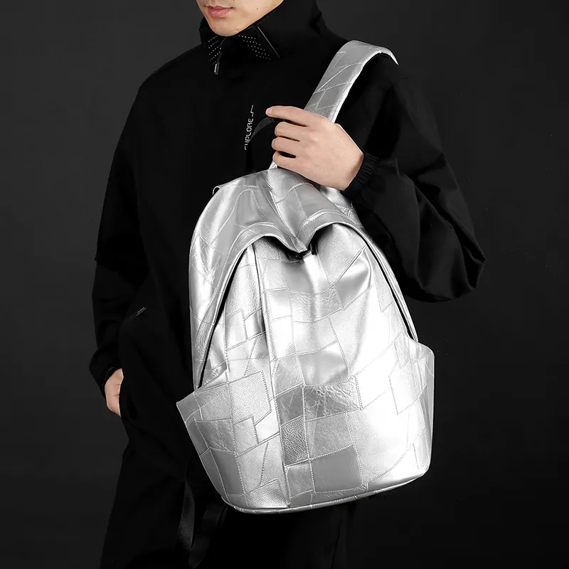 YUANTUZHE Membrana Dermalis Backpack Men's Multicolor-1