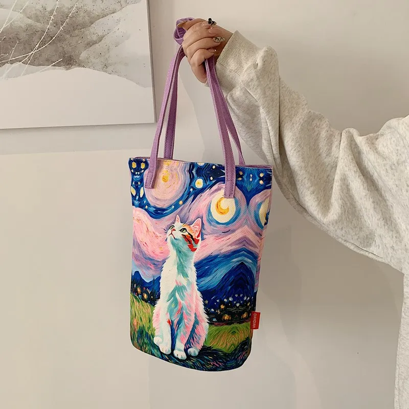 YUANTUZHE Short-Pile Twill Technical Fabric Shoulder Bag Women's Multicolor-1