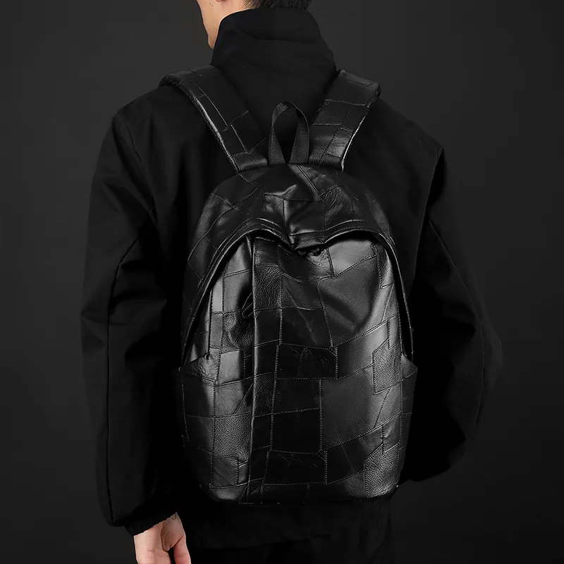 YUANTUZHE Membrana Dermalis Backpack Men's Multicolor-5