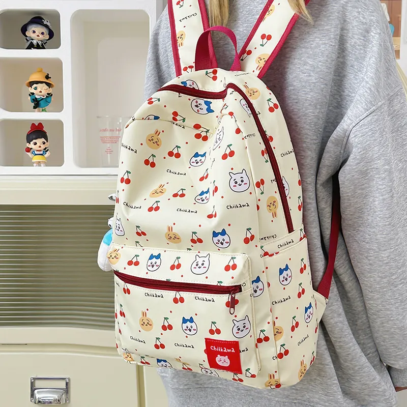 YUANTUZHE Nylon Backpack Women's Yellow-2
