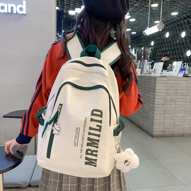 YUANTUZHE Nylon Backpack Regular Unisex Multicolor-2