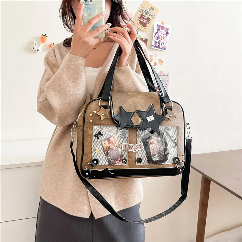 YUANTUZHE Denim Crossbody Handbags Women's Multicolor-1
