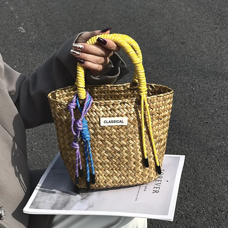 YUANTUZHE Woven Handbag Women's Multicolor-10