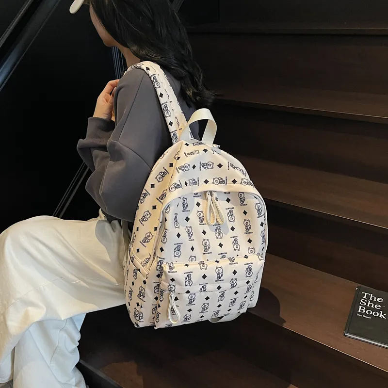 YUANTUZHE Fabric Large Capacity Backpack Regular Women's Multicolor-8