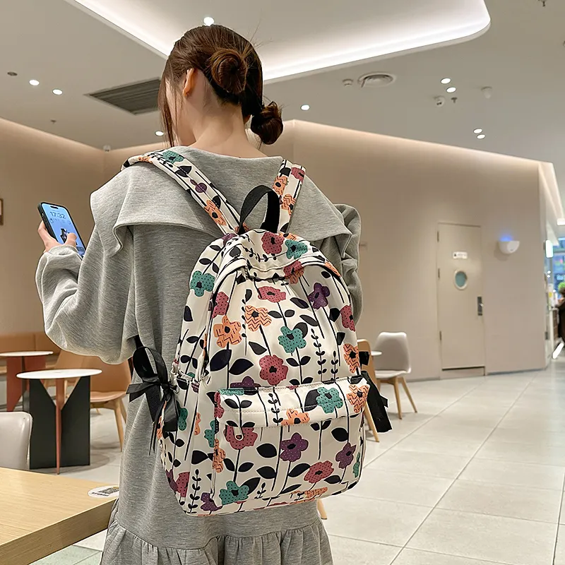 YUANTUZHE Nylon Backpack Women's Multicolor-3