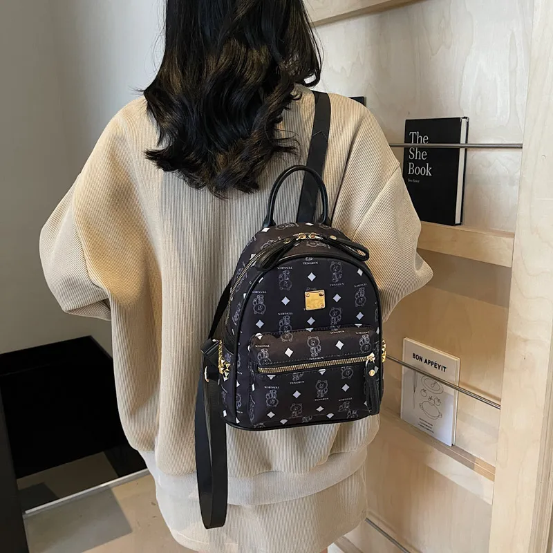 YUANTUZHE Pu Backpack Regular Women's Multicolor-21
