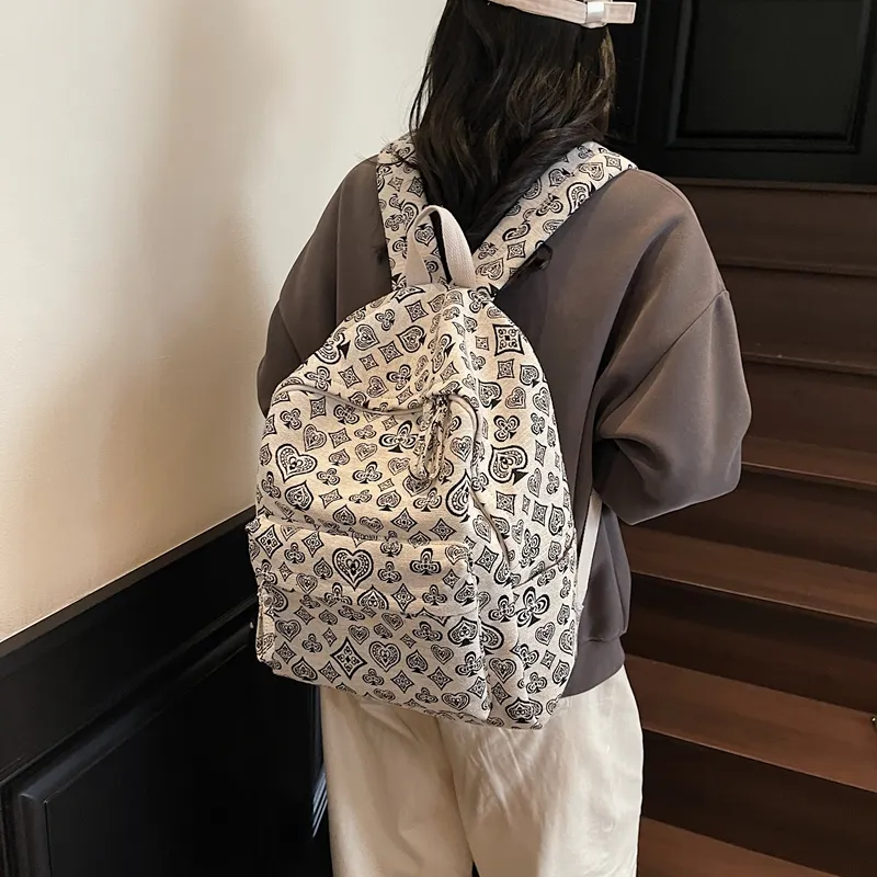 YUANTUZHE Fabric Backpack Unisex Multicolor-9