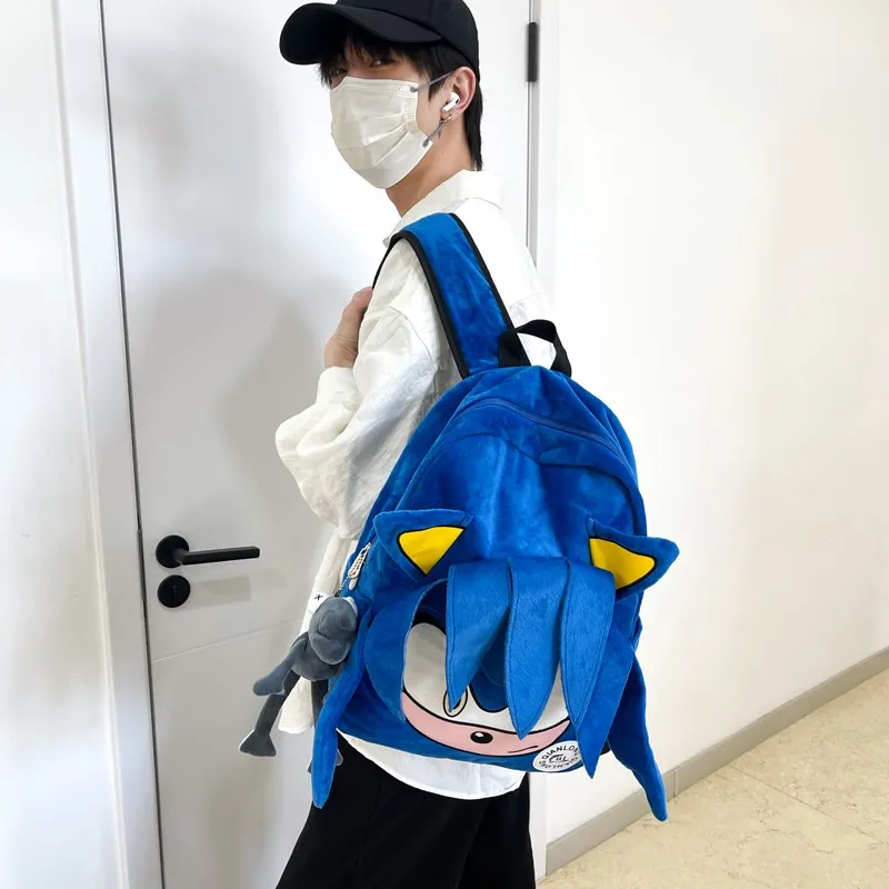 YUANTUZHE Plush Backpack Unisex Multicolor-21