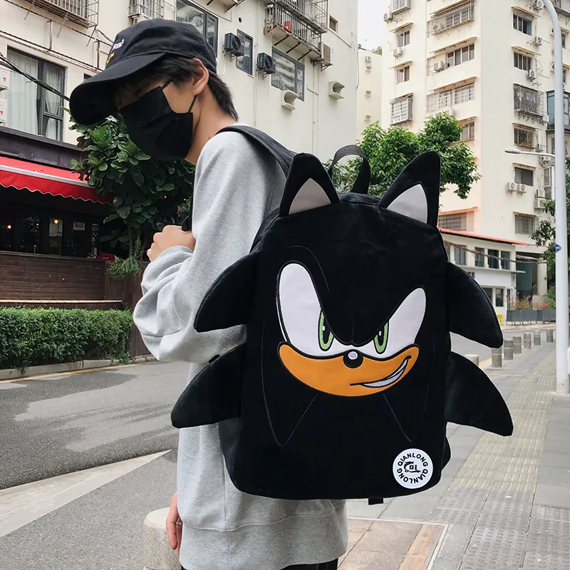 YUANTUZHE Plush Backpack Unisex Multicolor-13