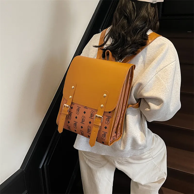YUANTUZHE PU Backpack Women's Multicolor-2