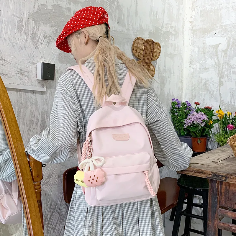 YUANTUZHE Nylon Fabric Backpack Women's Multicolor-1