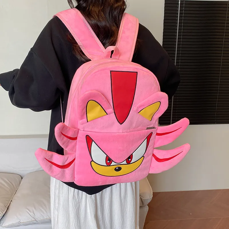 YUANTUZHE Plush Backpack Unisex Multicolor-12