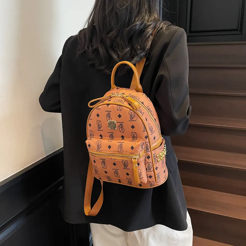YUANTUZHE Pu Backpack Regular Women's Multicolor-3