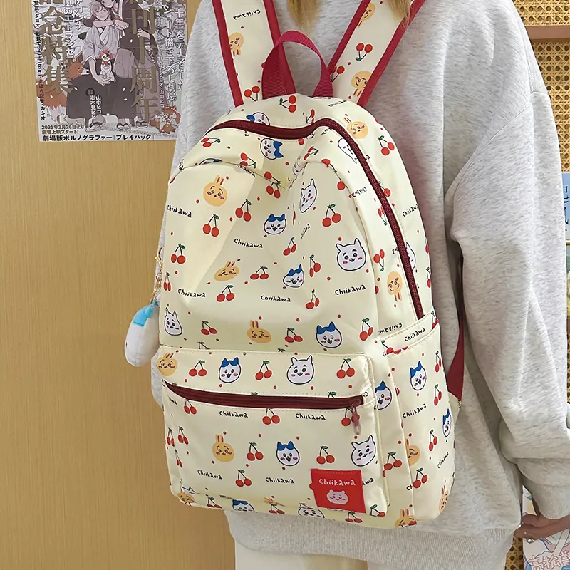 YUANTUZHE Nylon Backpack Women's Yellow-3