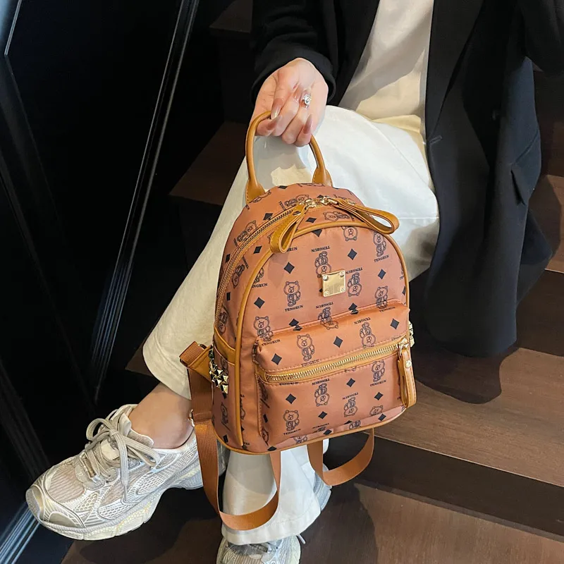 YUANTUZHE Pu Backpack Regular Women's Multicolor-5