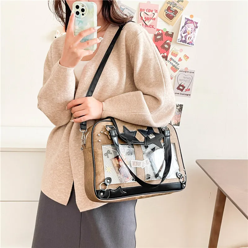 YUANTUZHE Denim Crossbody Handbags Women's Multicolor-3
