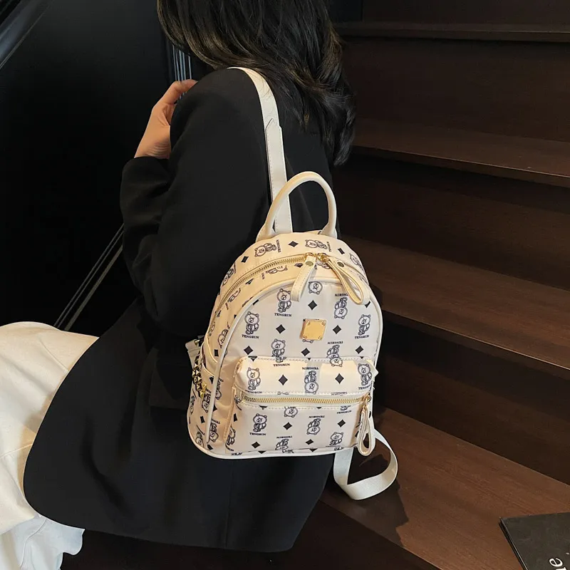 YUANTUZHE Pu Backpack Regular Women's Multicolor-9
