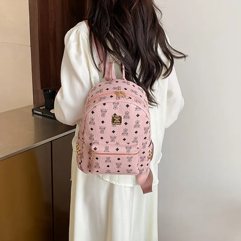YUANTUZHE PU Backpack Women's Multicolor-1