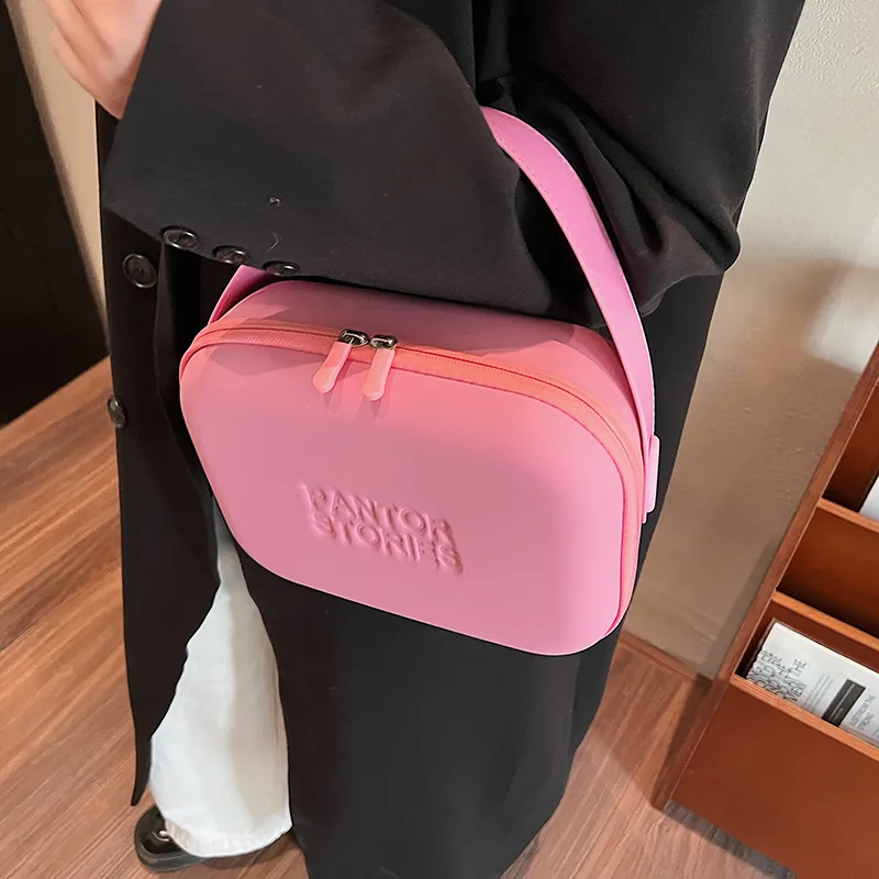 YUANTUZHE Silicone Makeup Bag & Travel Storage Bag Women's Yellow/Pink/Light Pink/Green-9