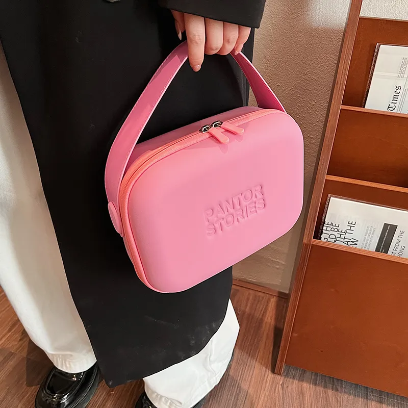 YUANTUZHE Silicone Makeup Bag & Travel Storage Bag Women's Yellow/Pink/Light Pink/Green-8