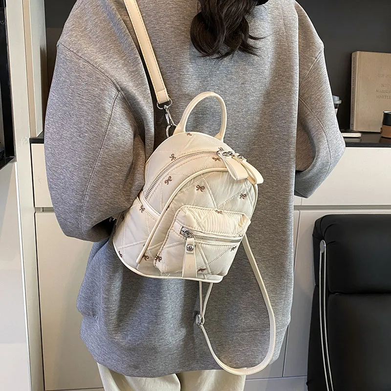 YUANTUZHE PU Backpack Small Size Women's Multicolor-2