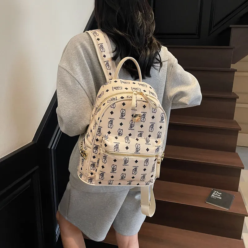 YUANTUZHE Pu Backpack Regular Women's Multicolor-8