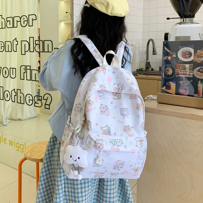 YUANTUZHE Composite Cloth Backpack Women's Multicolor-11