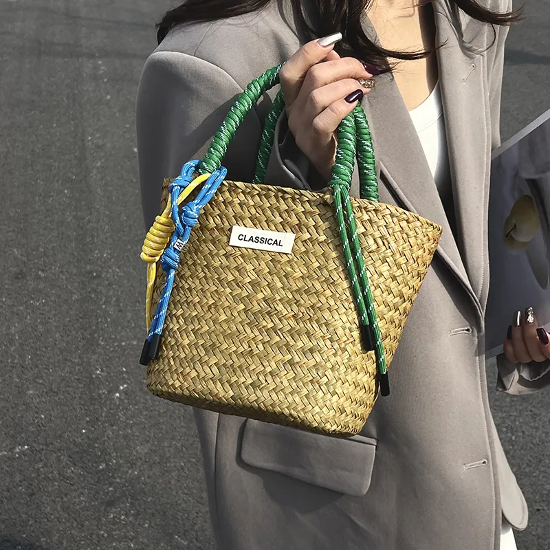 YUANTUZHE Woven Handbag Women's Multicolor-13