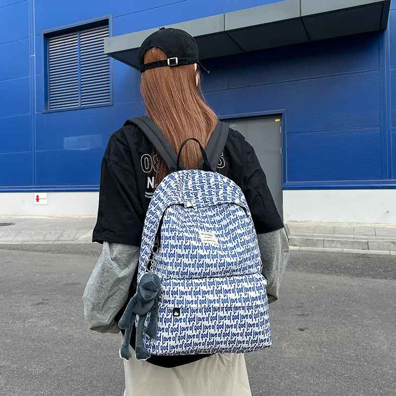 YUANTUZHE Composite Cloth Backpack Unisex Multicolor-8