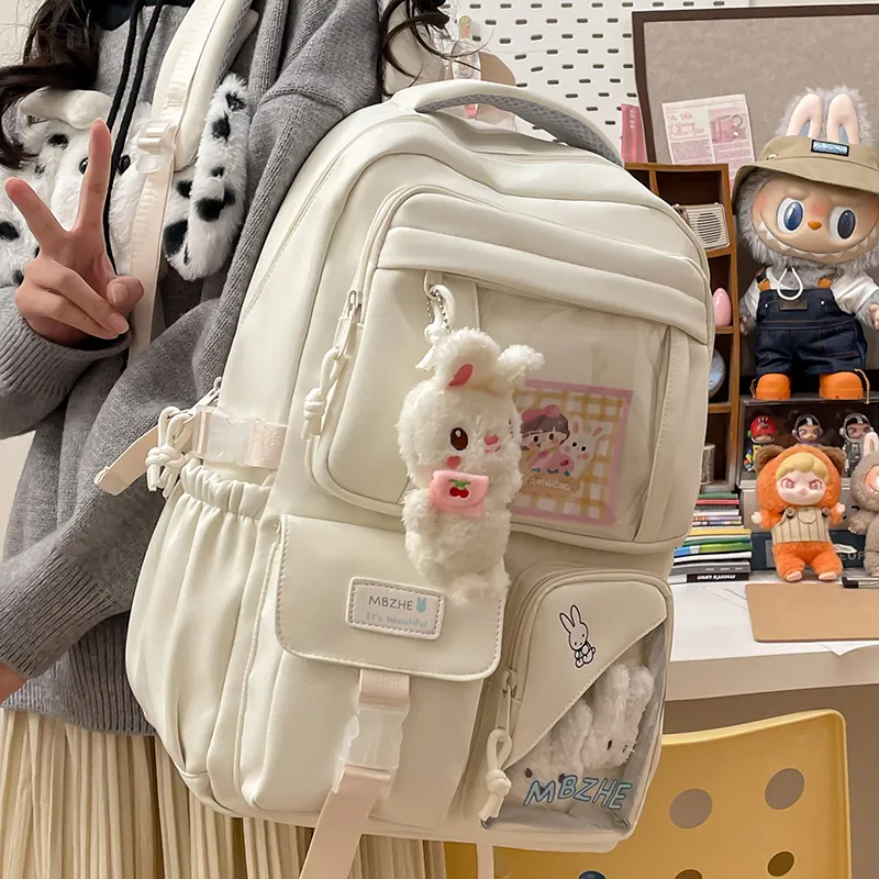 YUANTUZHE Canvas Canvas Bag Backpack Regular Women's Multicolor-9