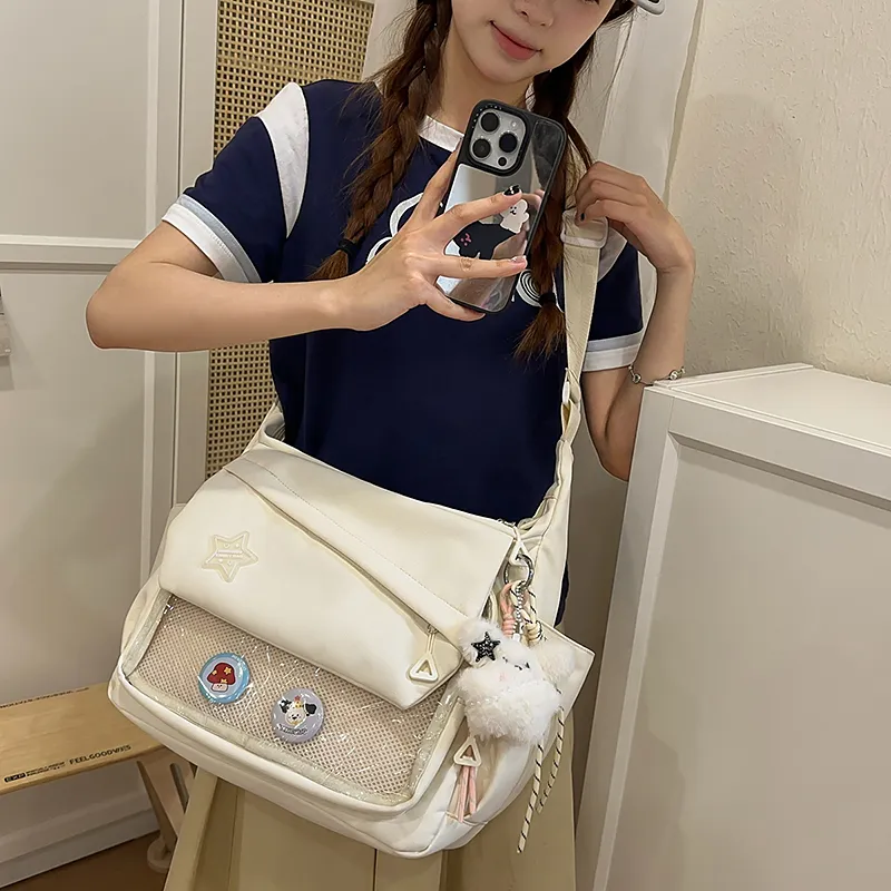 YUANTUZHE Cotton Crossbody Bag Women's Multicolor-11