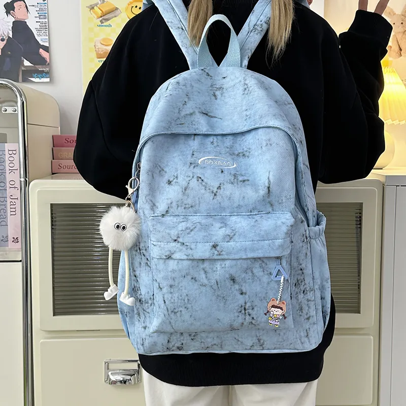 YUANTUZHE Nylon Backpack Regular Unisex Multicolor-8
