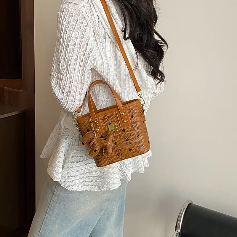 YUANTUZHE PU Basket Bag, Shoulder Bag, Handbag Women's Multicolor-8