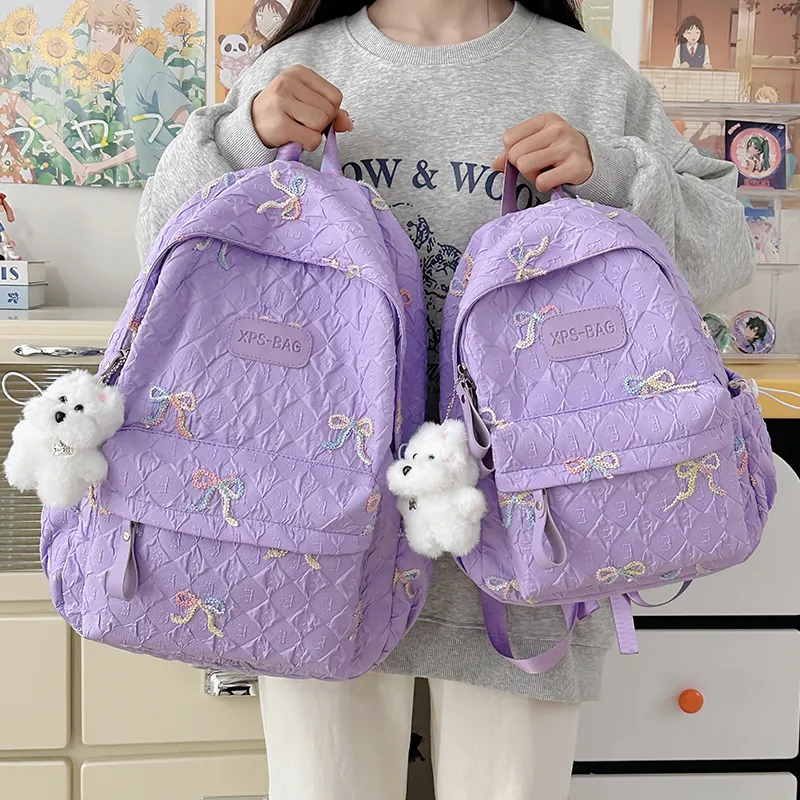 YUANTUZHE Nylon Backpack Women's Multicolor-13