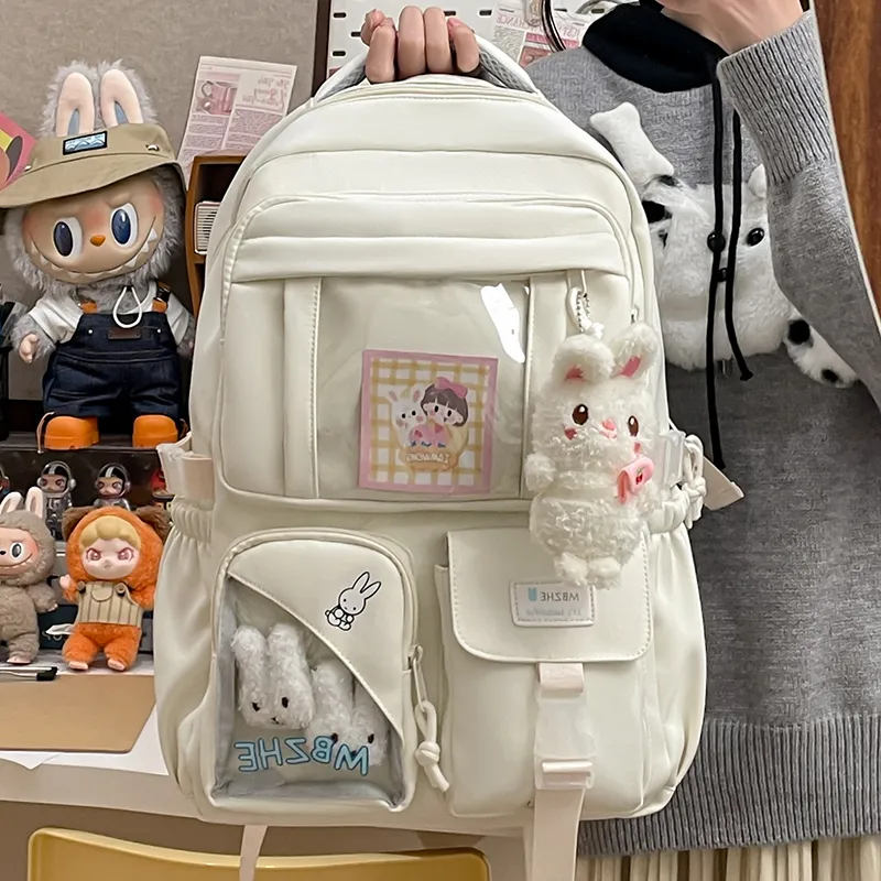 YUANTUZHE Canvas Canvas Bag Backpack Regular Women's Multicolor-8