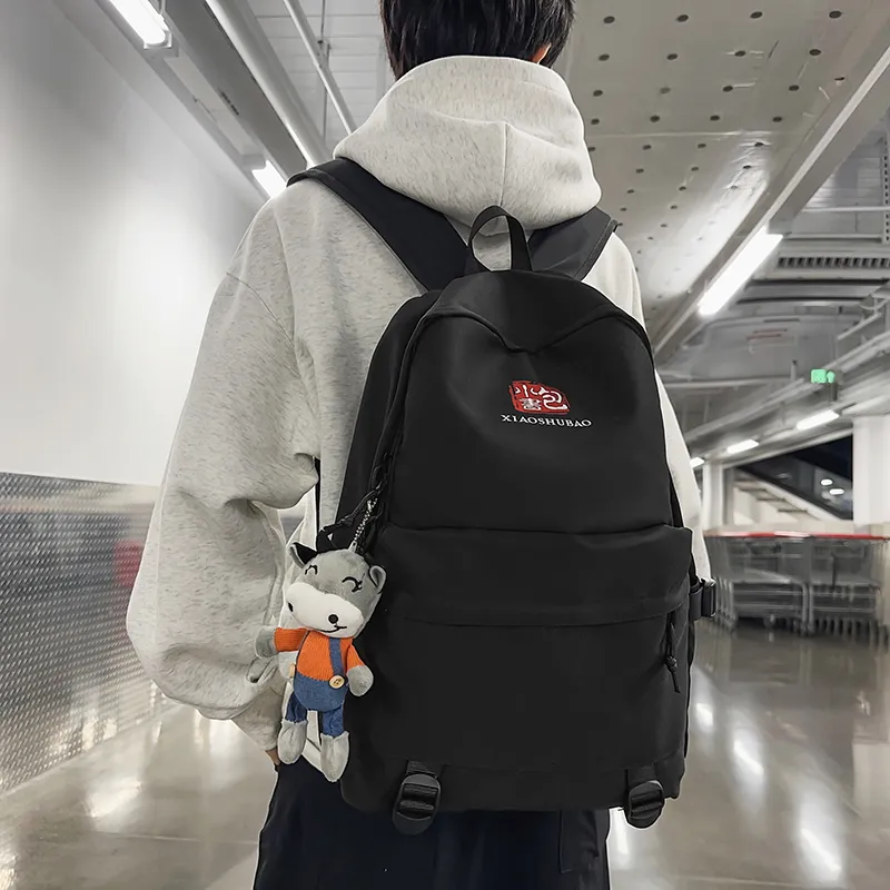 YUANTUZHE Nylon Backpack Regular Unisex Multicolor-3