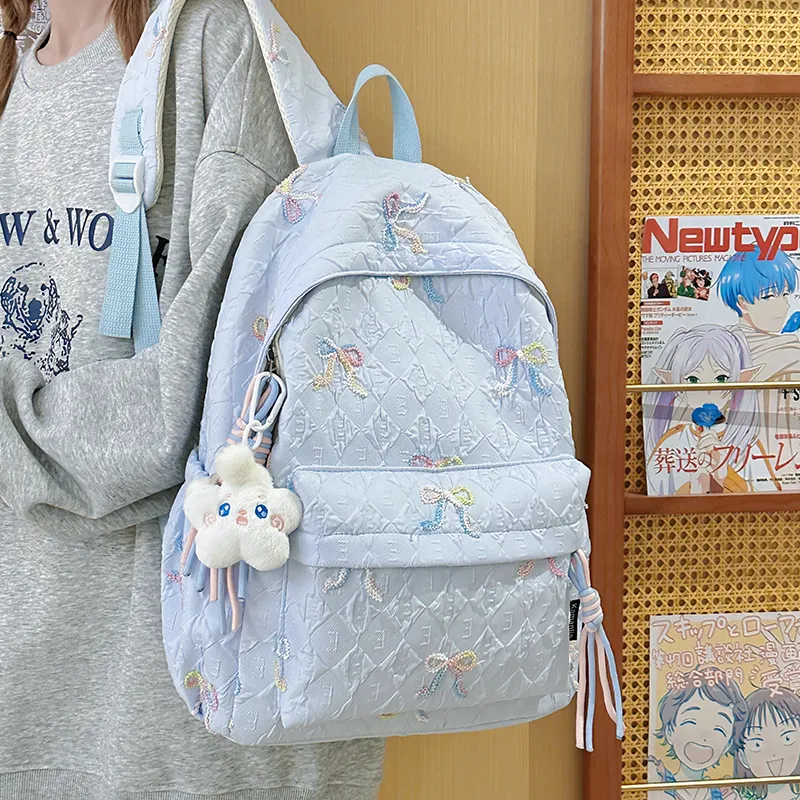 YUANTUZHE Nylon Backpack Women's Multicolor-12