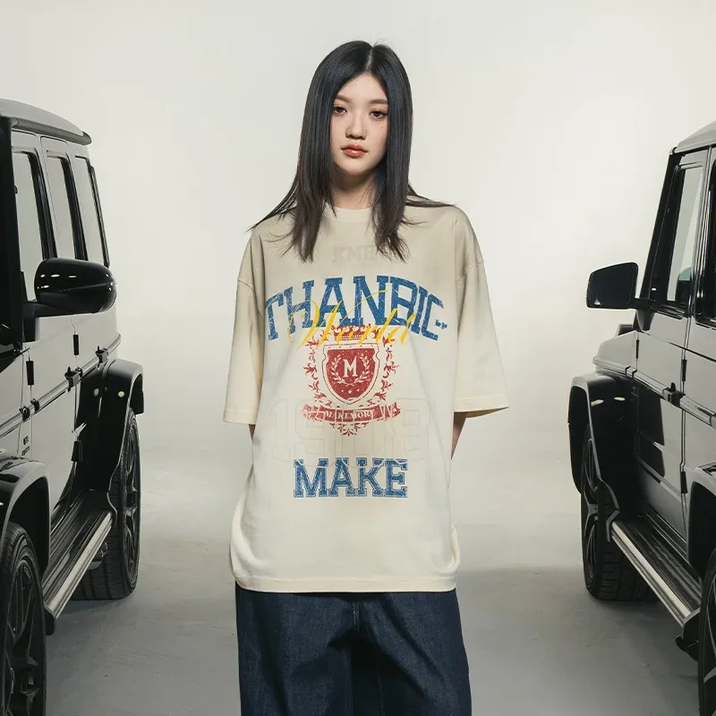 Makemore T Shirts Unisex Ecru-3