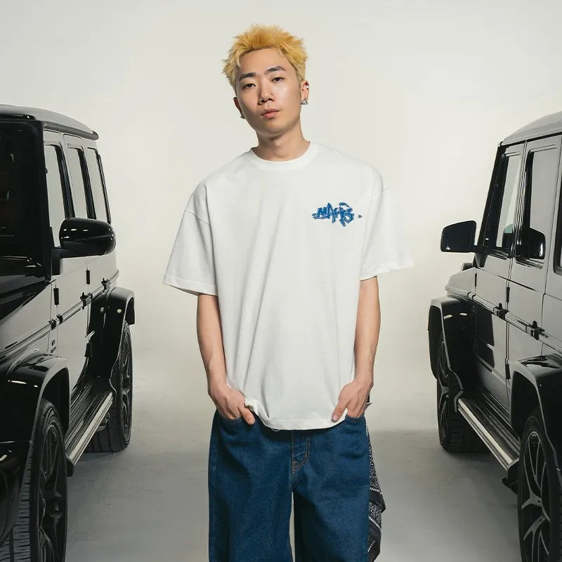 Makemore T Shirts Unisex White-3