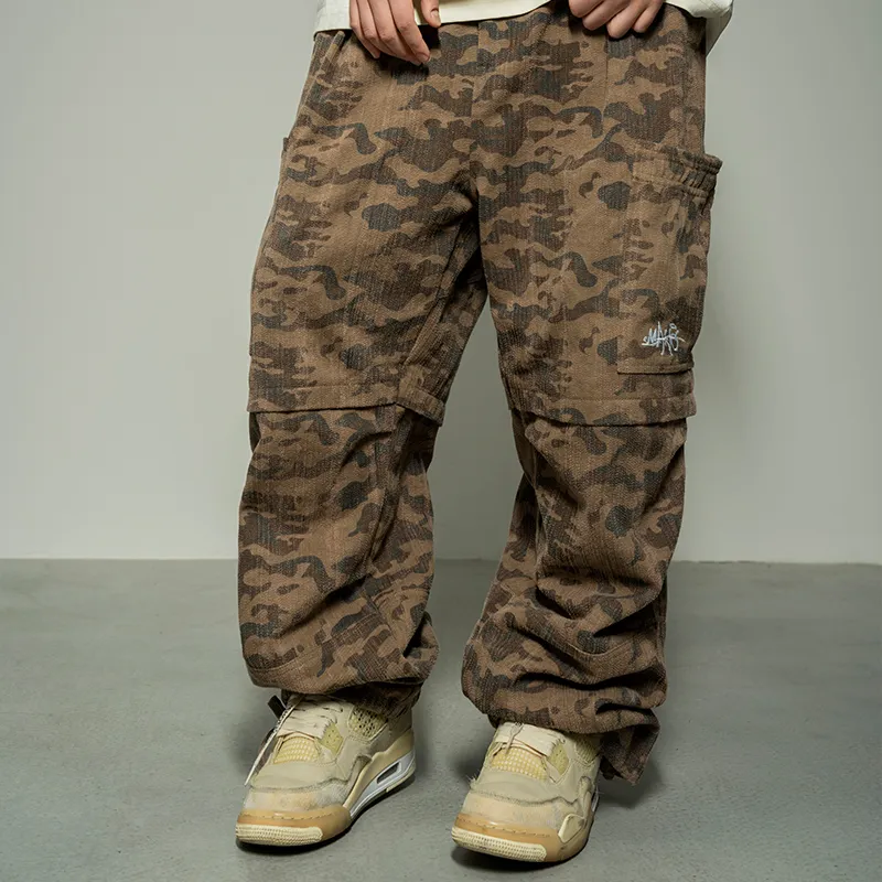 Makemore Casual Pants Unisex Camouflage-4