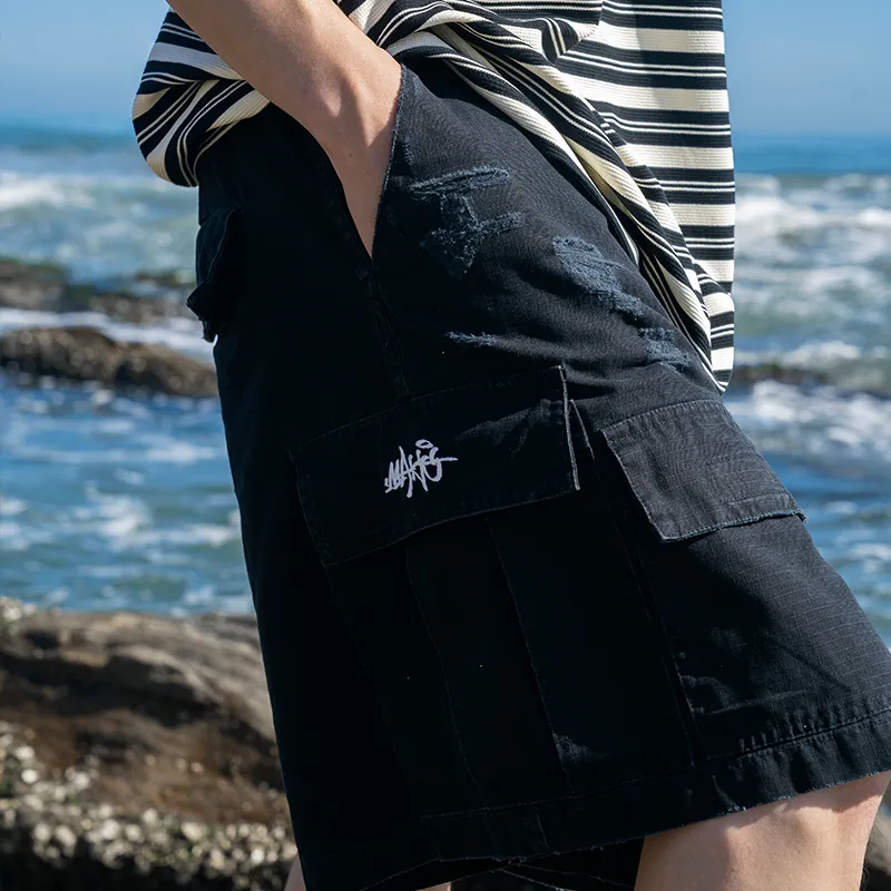 Makemore Cargo Shorts Unisex-3
