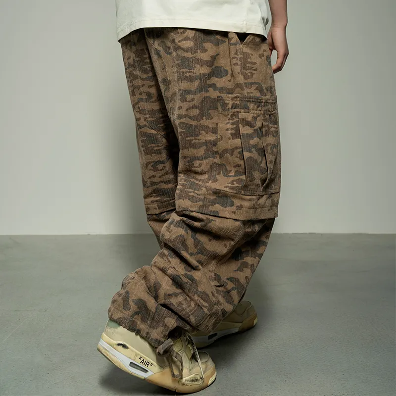 Makemore Casual Pants Unisex Camouflage-3