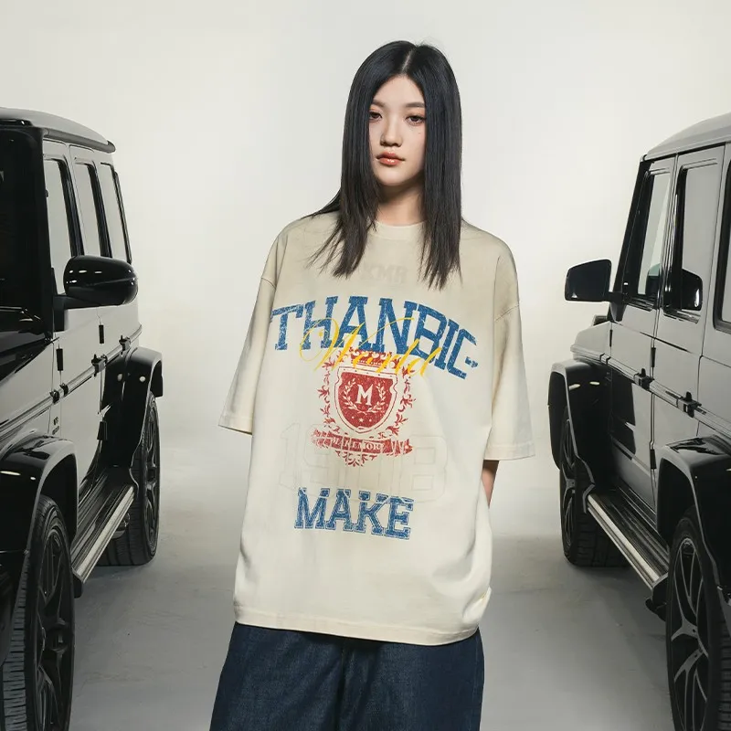 Makemore T Shirts Unisex Ecru-1