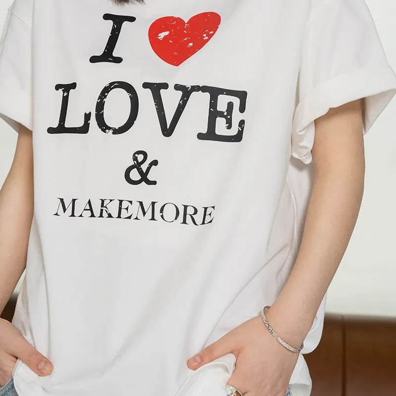 Makemore American T Shirt Unisex-5