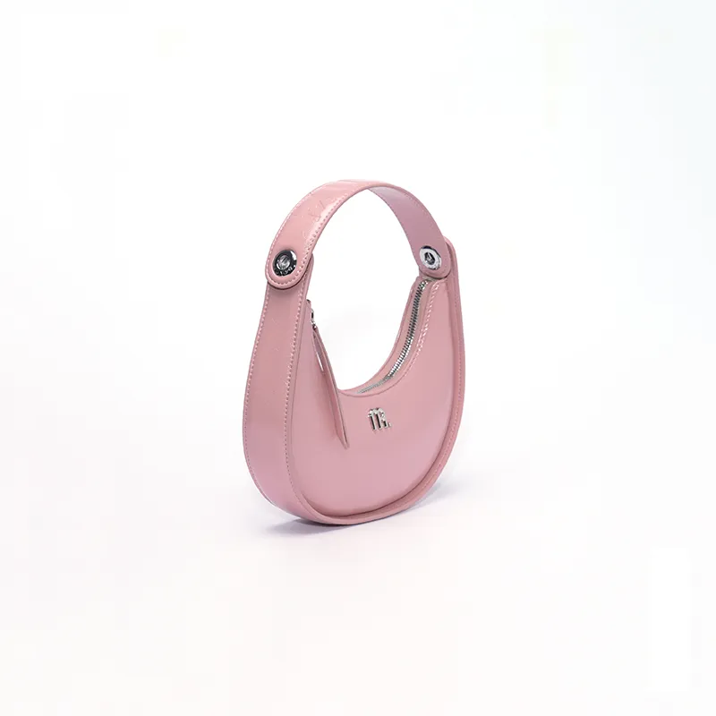 MUYSO Eco Friendly Recycled Leather Handbag Small Size Women's Pink-2