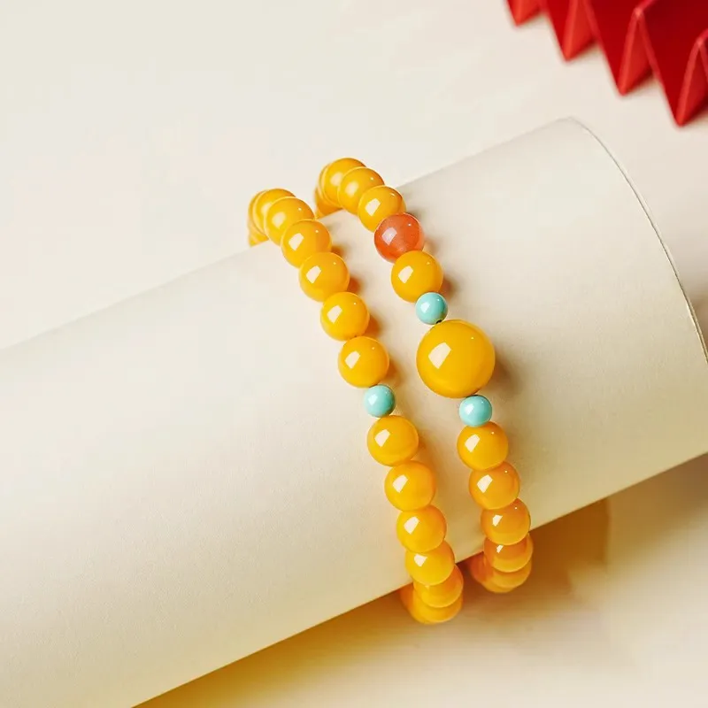 YISHIQING Beeswax Bracelets Unisex-1